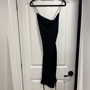 Dynamite Black Cowl Neck Dress